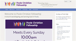 Desktop Screenshot of poolechristianfellowship.org