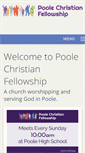 Mobile Screenshot of poolechristianfellowship.org